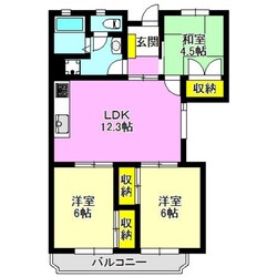 城東町ハイツの物件間取画像